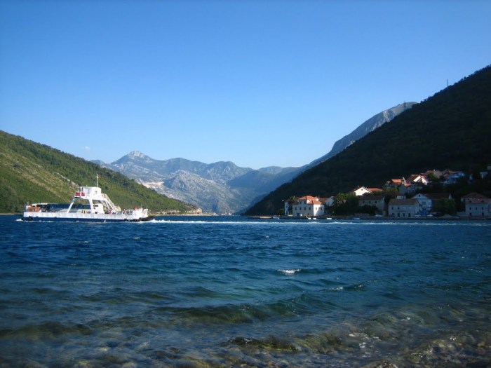 bay of kotor ferry