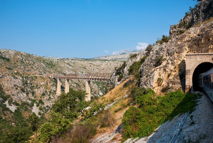 railway bridge montenegro